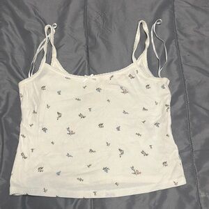 Levi's Cream Floral Camisole Top